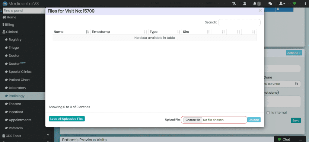 Imaging file upload