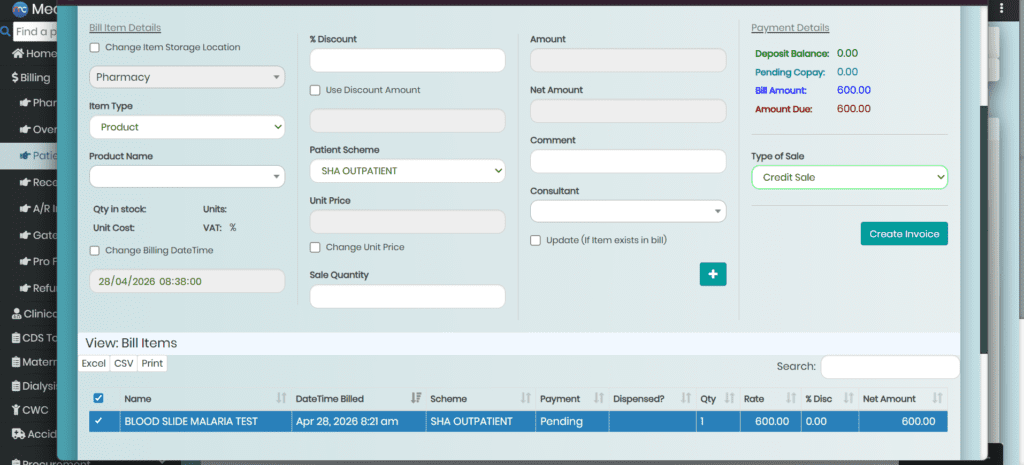 Automatic billing