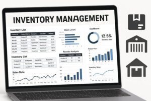 Inventory Management Excel Template Stock Tracker Reorder Analysis Digital Download