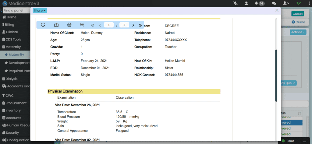 Reports and Documentation