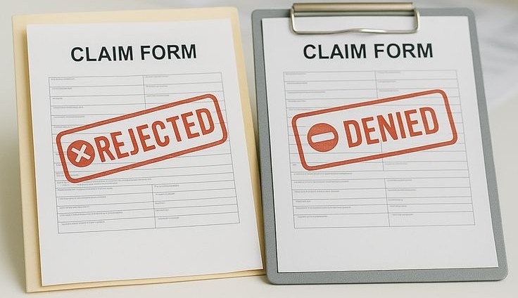 Claim Denials vs Claim Rejections