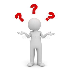 3d Man Standing and Having No Idea Stock Illustration Illustration of business clueless 38751032
